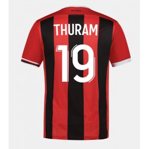 OGC Nice Khephren Thuram #19 Hjemmebanetrøje 2023-24 Kort ærmer